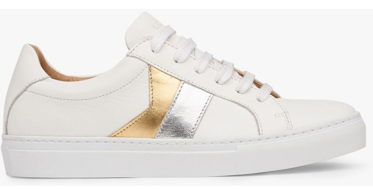 L.K.Bennett Leather Alivia Trainers - Lyst