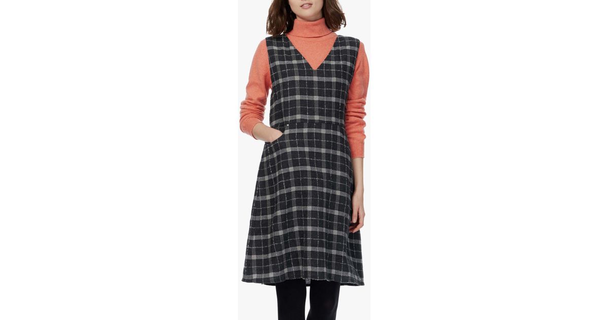 wool pinafore dress