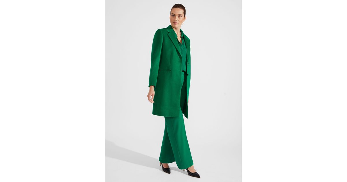 Hobbs tilda coat green hotsell