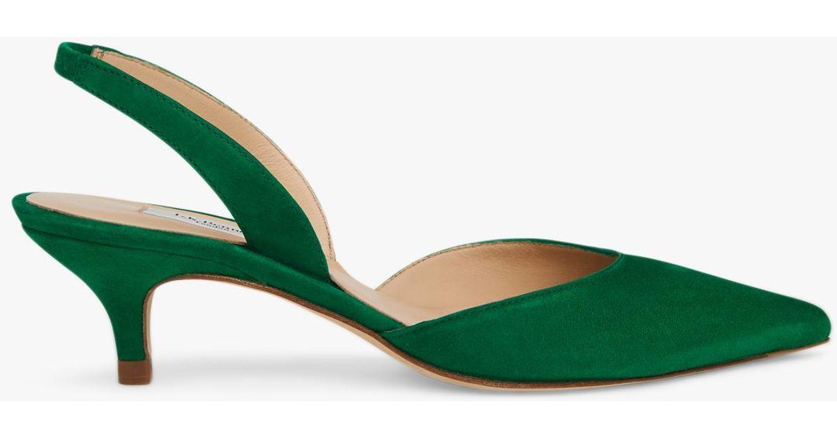 LK Larissa Slingback Court Shoes in Green Lyst UK