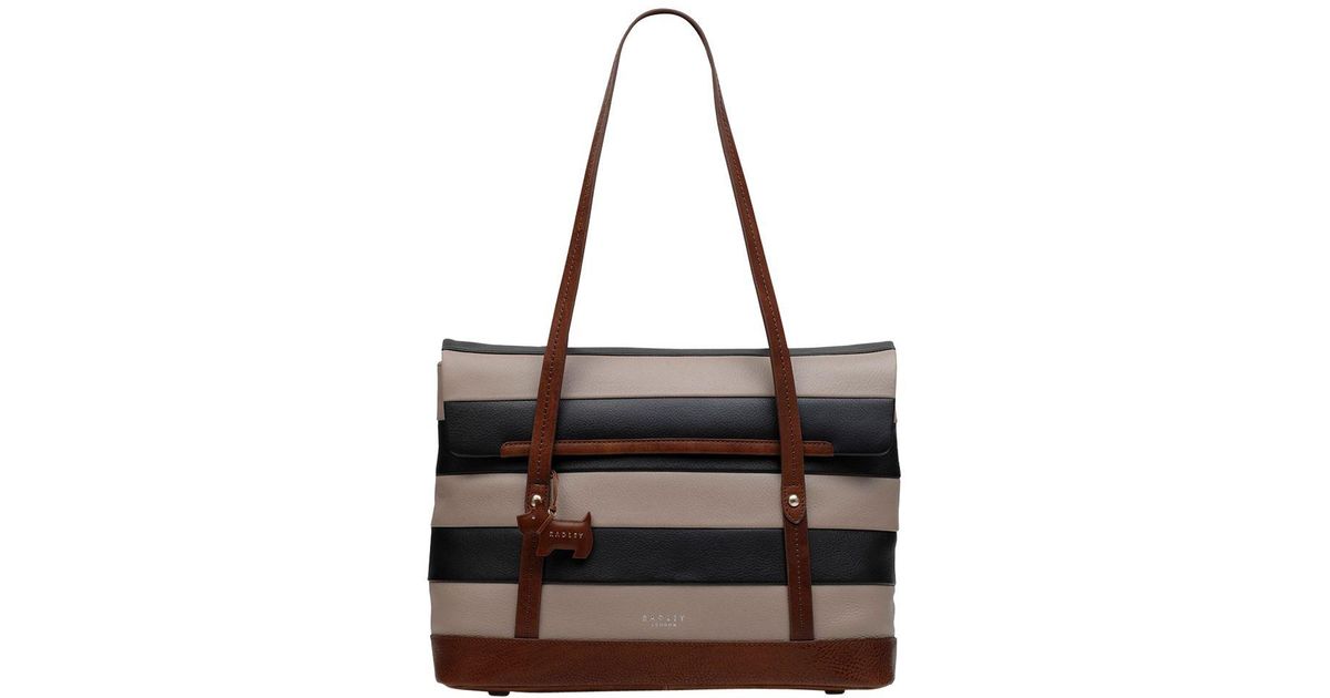 radley striped bag
