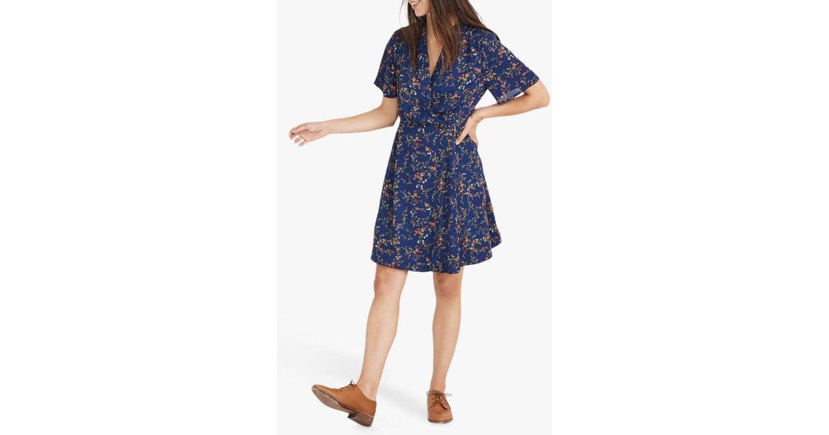 madewell amaranth wrap dress