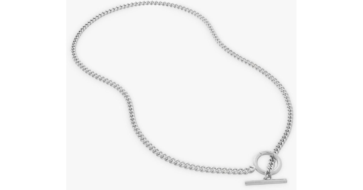 Heritage Link Necklace adjustable 50cm/20' in Sterling Silver | Jewellery  by Monica Vinader
