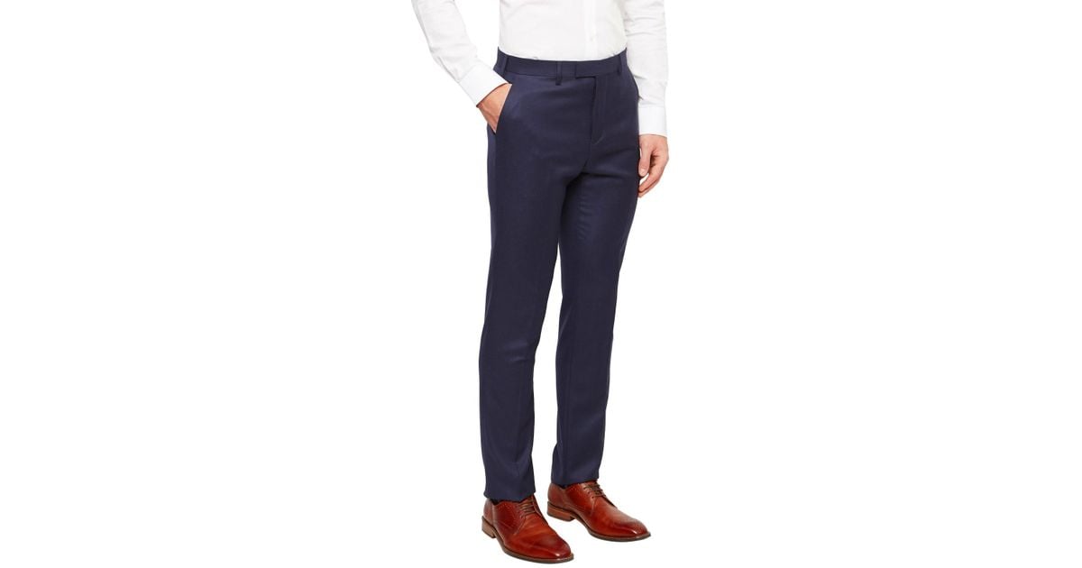 ted baker chalky birdseye trousers