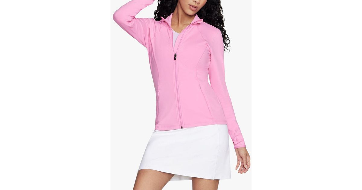 Skechers 2024 jacket pink