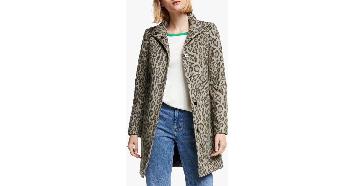 boden leopard print coat