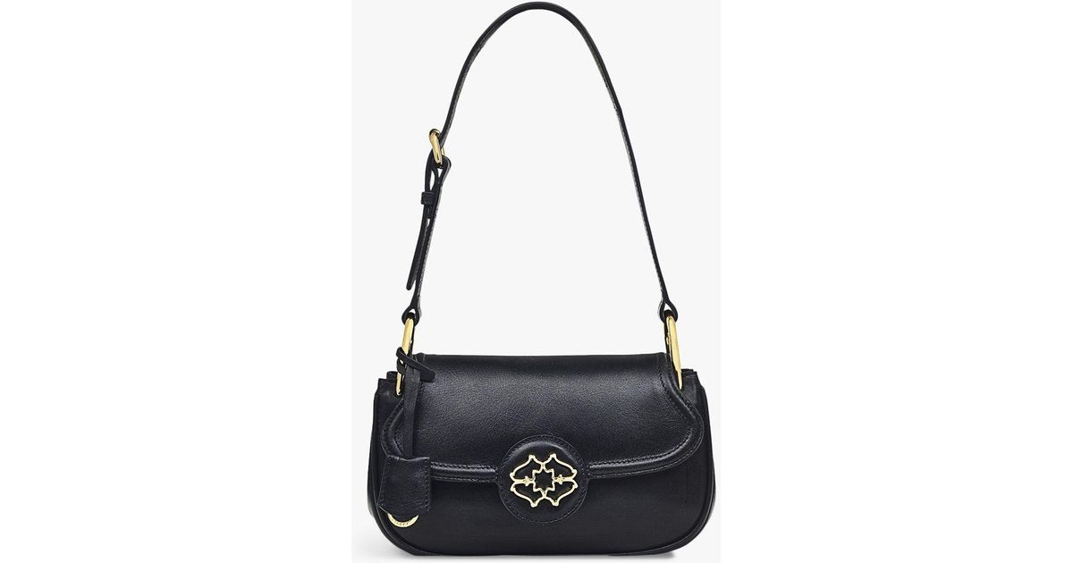 Radley Camley Road Small Flapover Shoulder Bag in Black Lyst UK