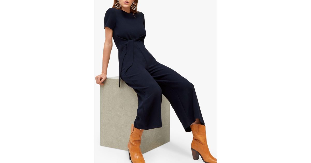 warehouse side knot jumpsuit