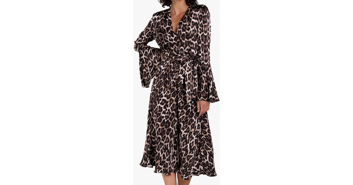 ghost leopard dress