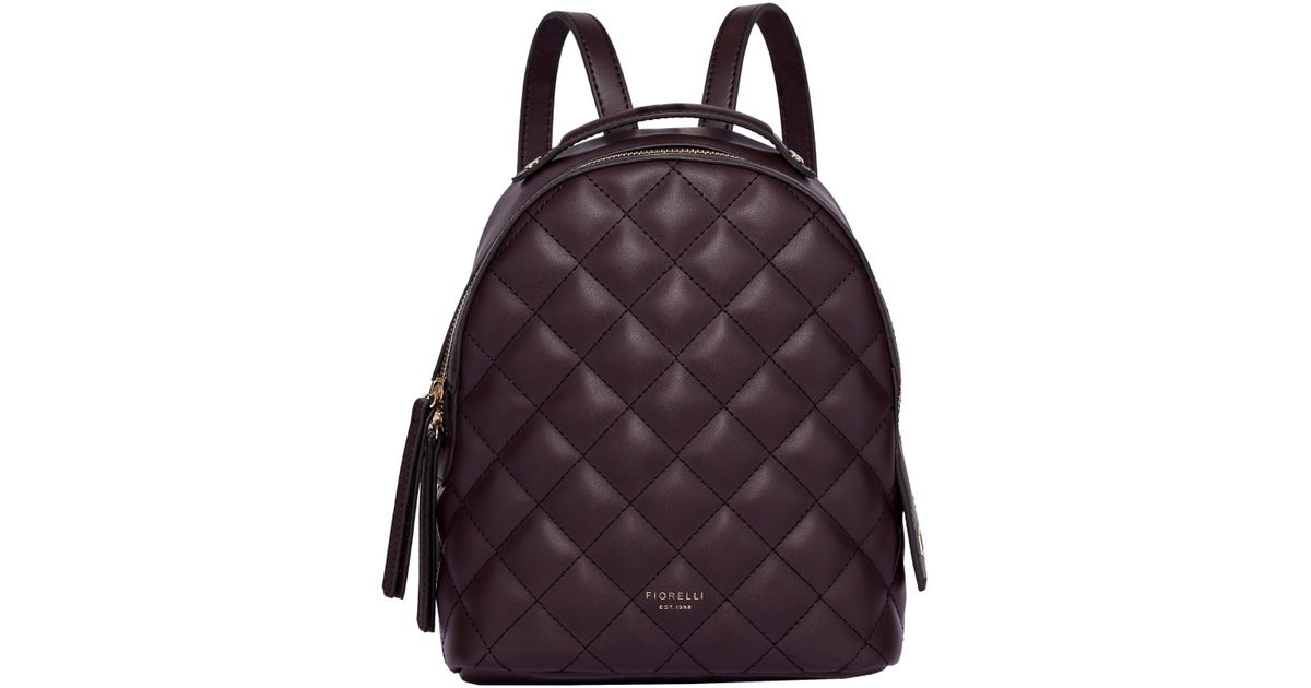 fiorelli quilted backpack