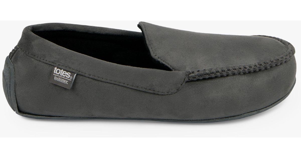 Isotoner mens pillowstep driving moccasin slippers outlet