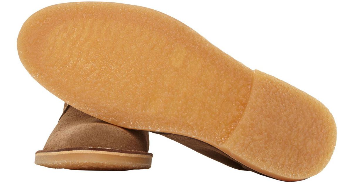 Dune Chorizo Suede Desert Boots in Tan 
