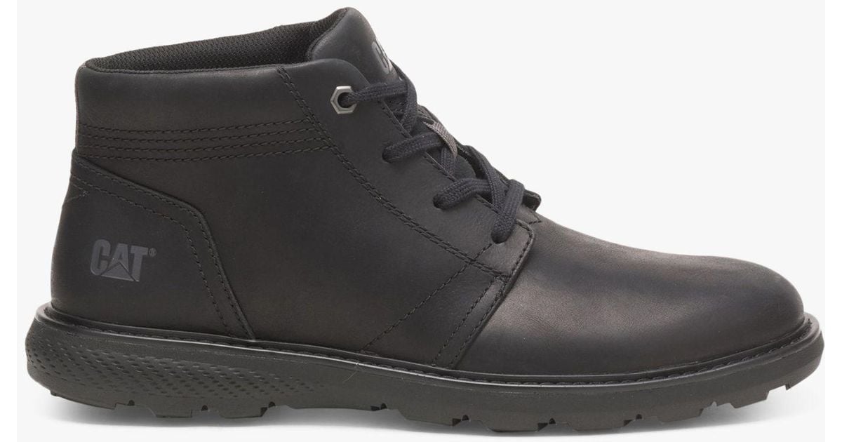 Caterpillar Trey 2.0 Nubuck Lace Up Boots in Black for Men Lyst UK