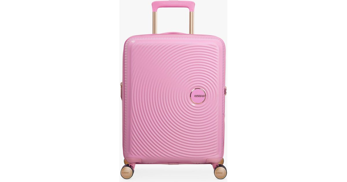 american tourister soundbox pearl pink