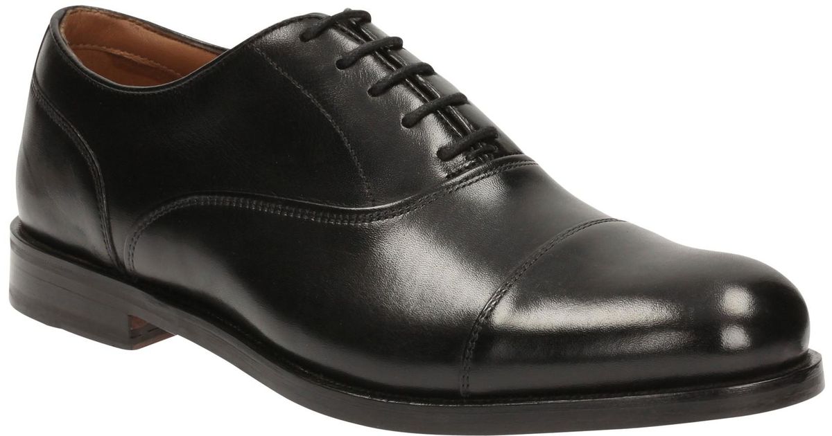clarks black oxford shoes