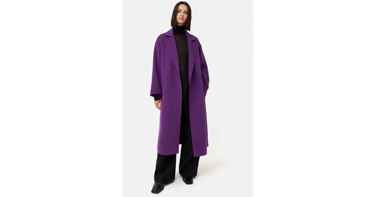 Jigsaw shop purple coat