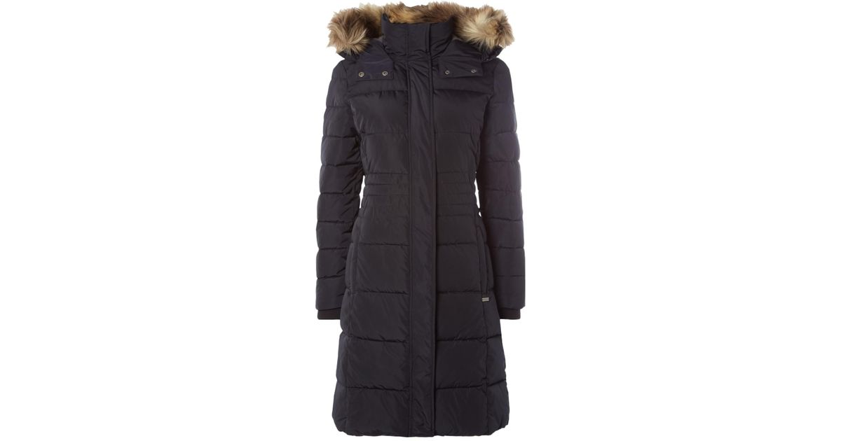 thirlmere long padded coat