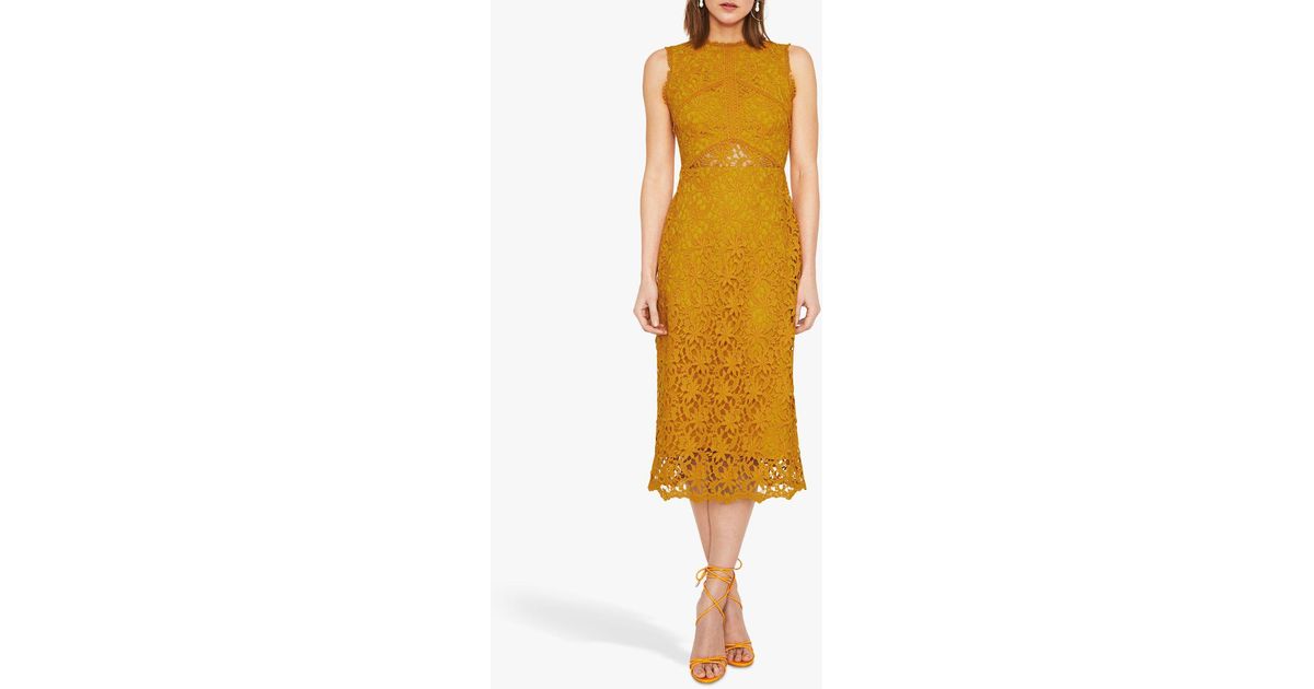 warehouse corded lace dress