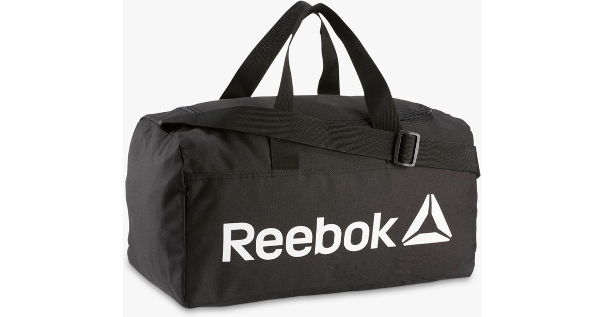 reebok training active core holdall bag in black dn1521