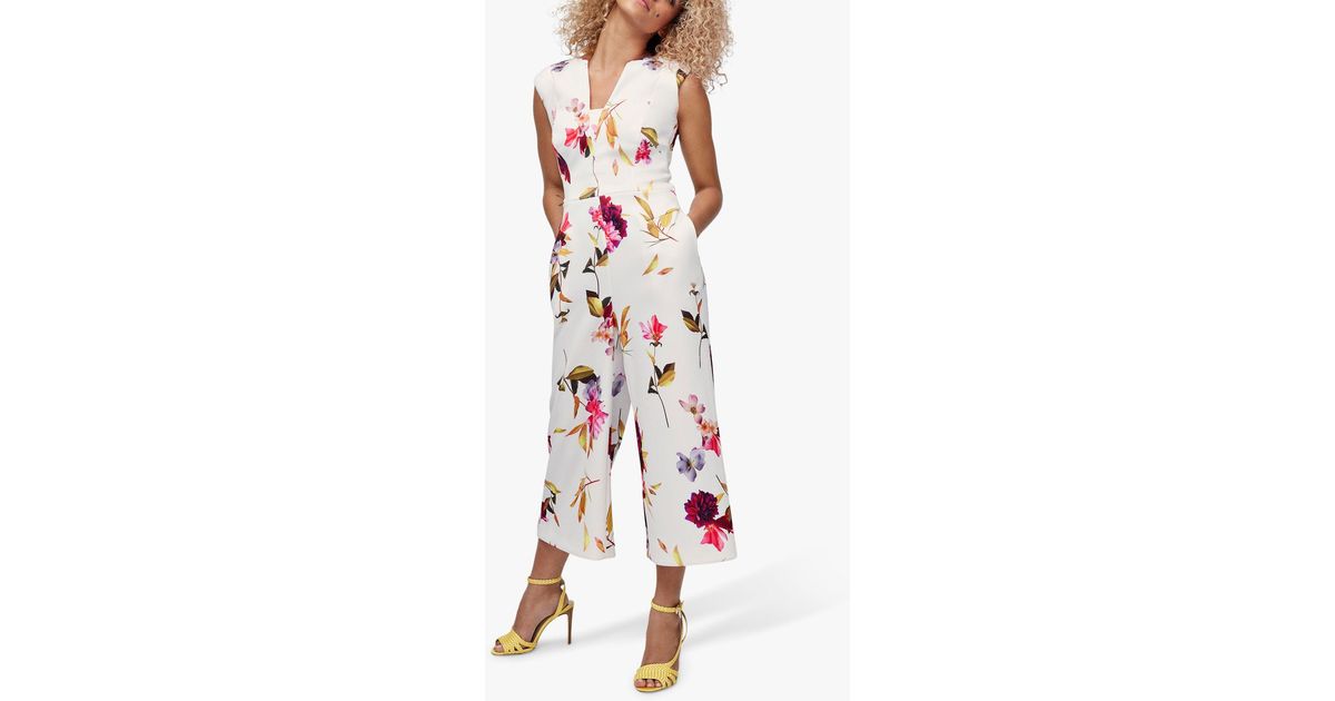 coast print scuba jumpsuit