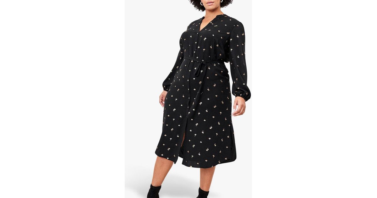 oasis foil petal dress