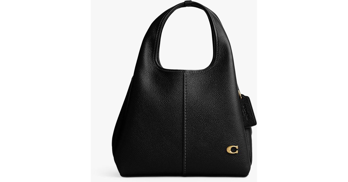 COACH Hadley Small Leather Grab Bag in Black Lyst UK