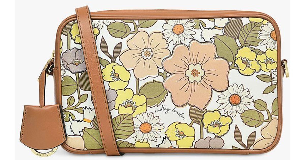 Radley Manor Grove '60s Floral Leather Camera Bag Lyst