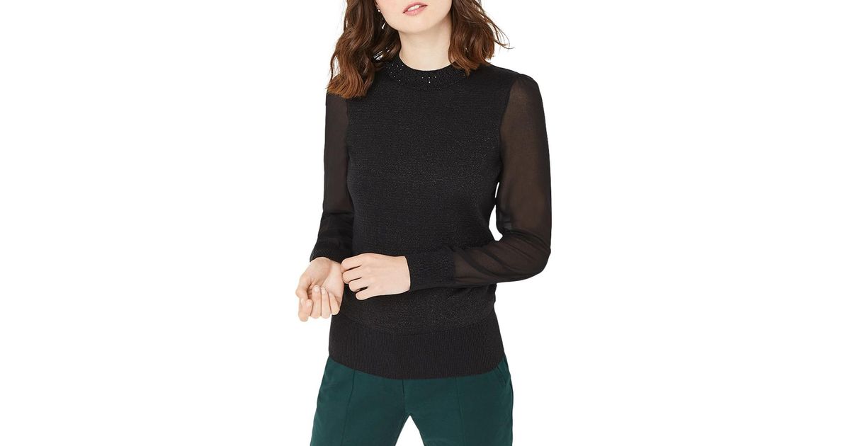 sheer sleeve jumpers