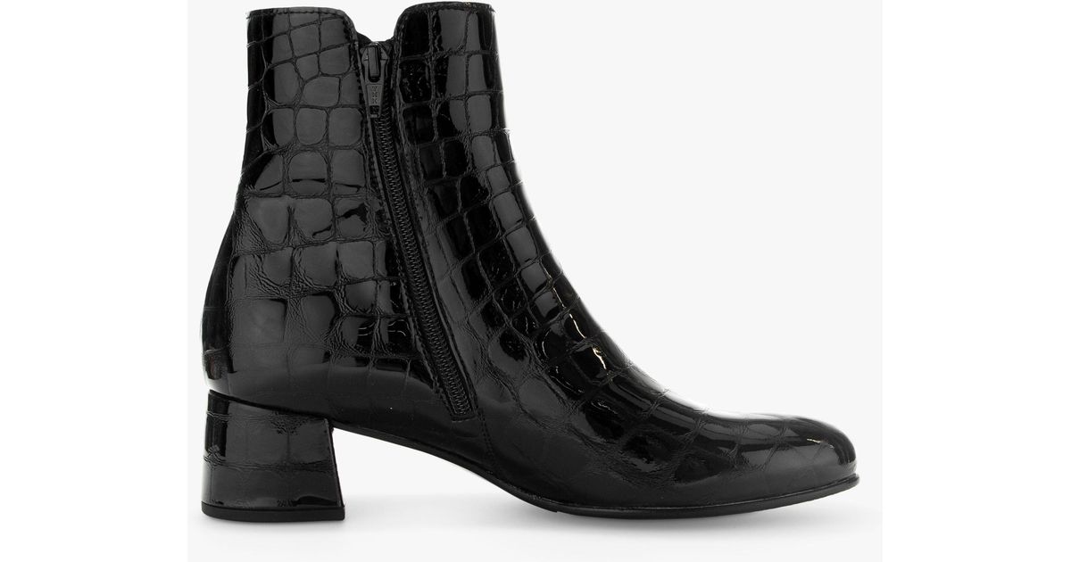Gabor outlet croc boots