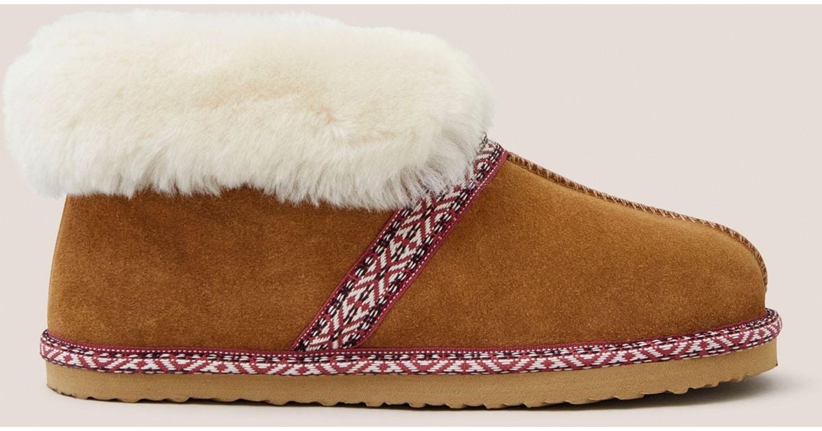 White stuff cheap slipper boots