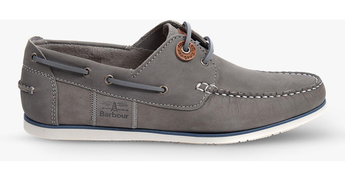 barbour capstan boat shoes navy