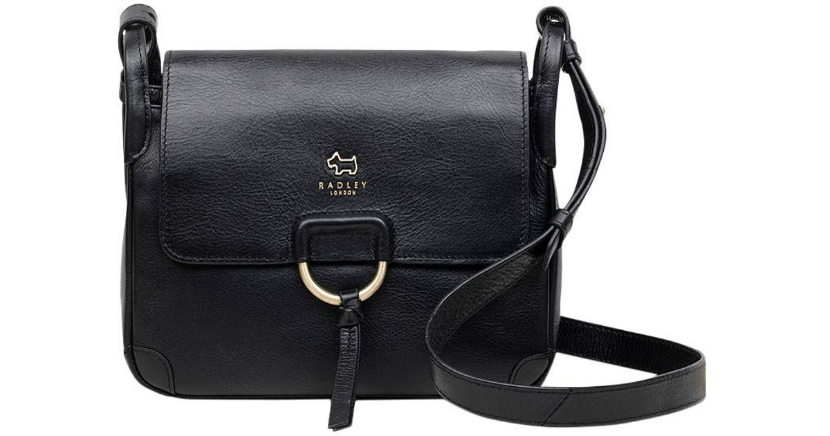 Radley Lambeth Mews Leather Medium Cross Body Bag in Black Lyst UK