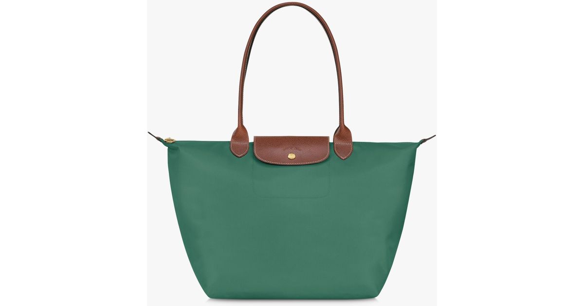 Long champ cheap bag green