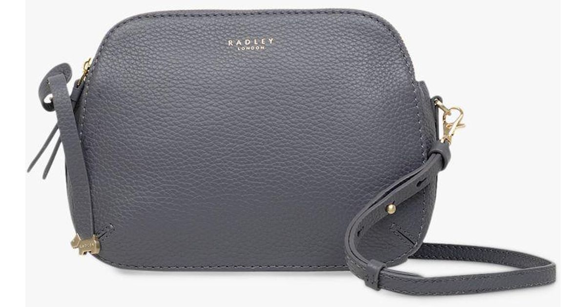 Radley Dukes Place Medium Ziptop Cross Body Bag in Grey Lyst UK
