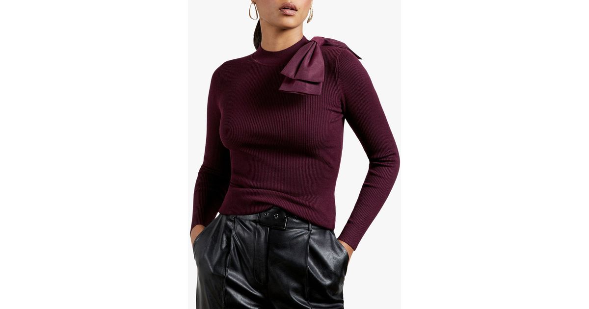 ted baker ambher bow detail jumper