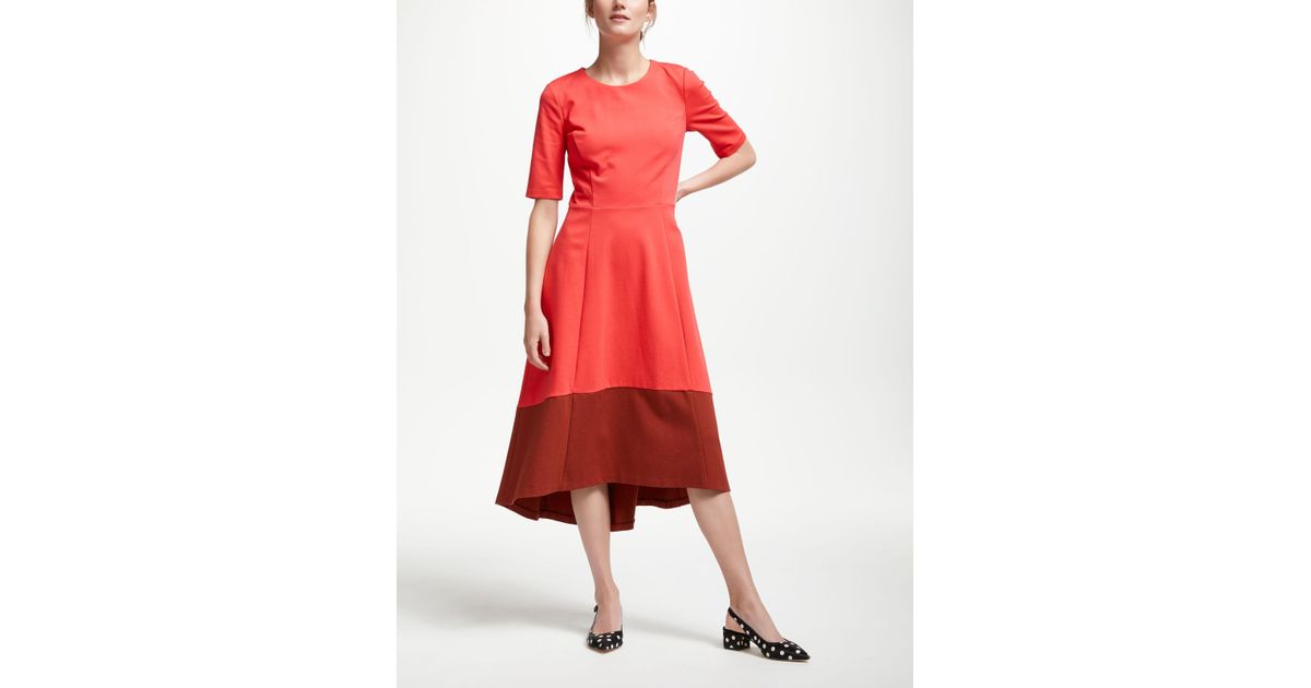 wren ponte midi dress