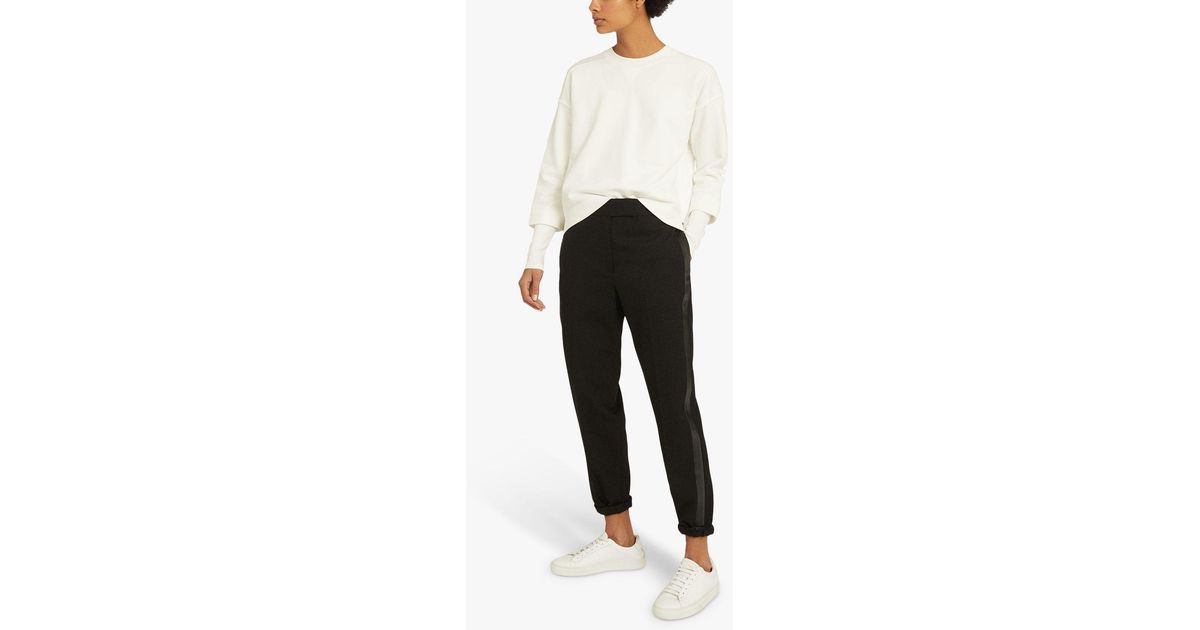 Reiss Wren Wool Blend Tuxedo Trousers 