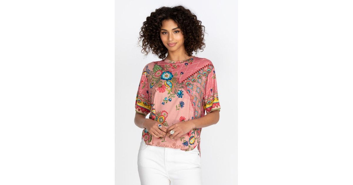 Was Lakshmi Oversized Cropped Tee 