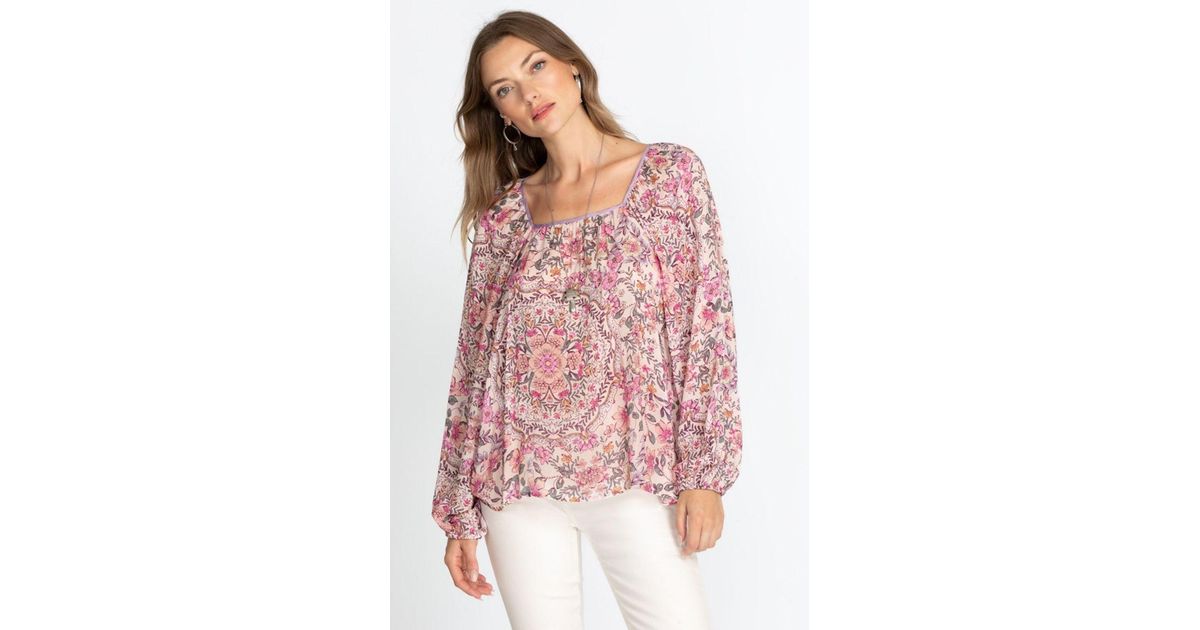 Johnny Was Katerina Peasant Blouse | Lyst