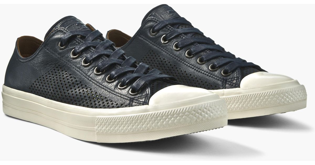 john varvatos perforated low top