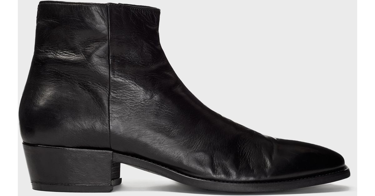 ludlow leather heel boot