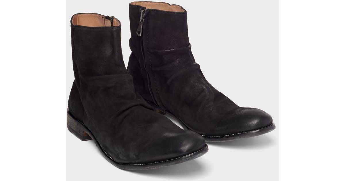 John Varvatos Morrison Sharpei Boot in Black for Men | Lyst