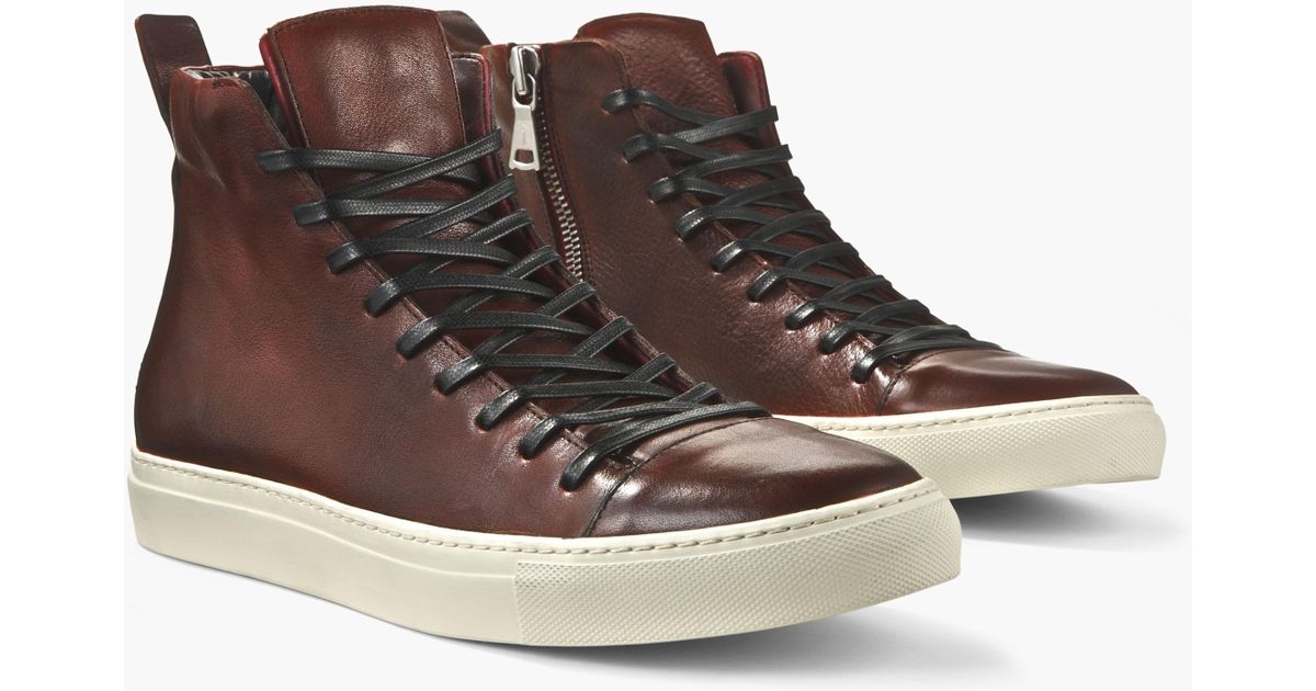 john varvatos reed mid top sneaker