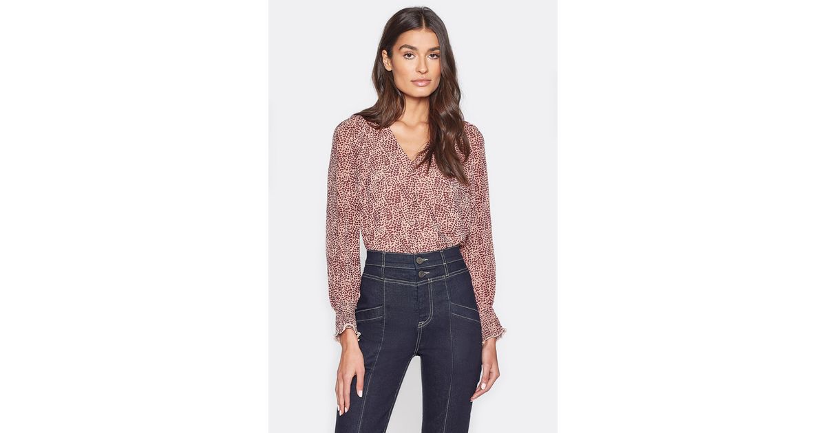 johnny was ginger silk blouse