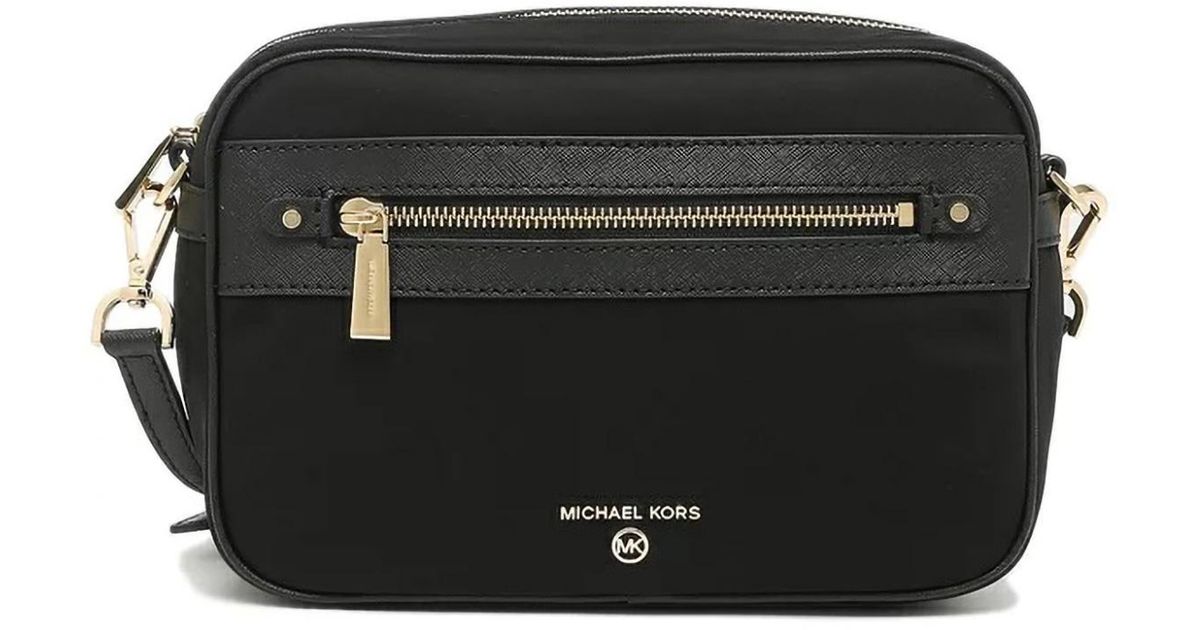 Michael Kors Jet Set Large Nylon/Leather Gabardine Messenger Bag