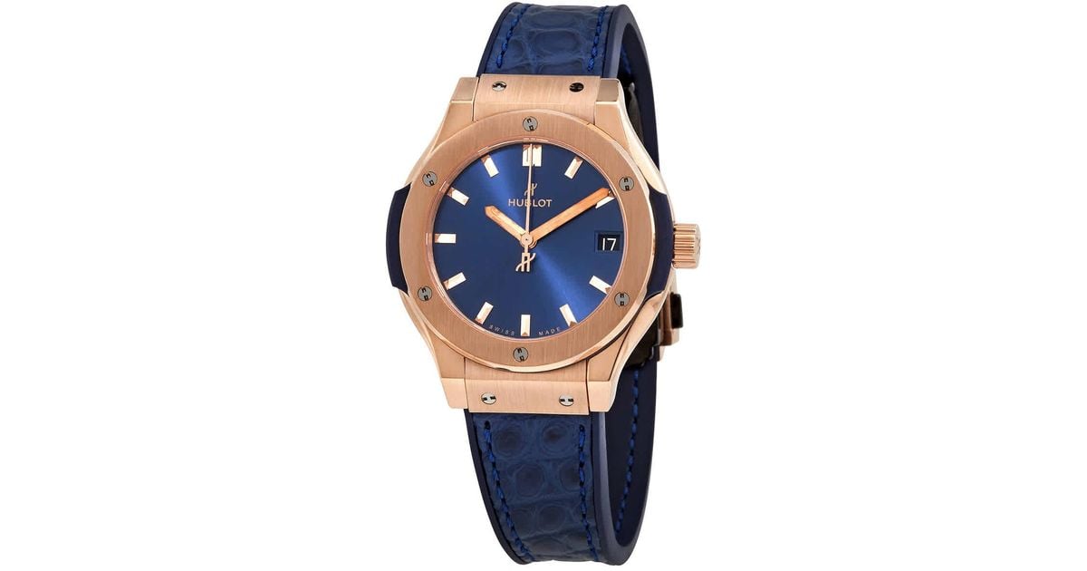 hublot blue dial