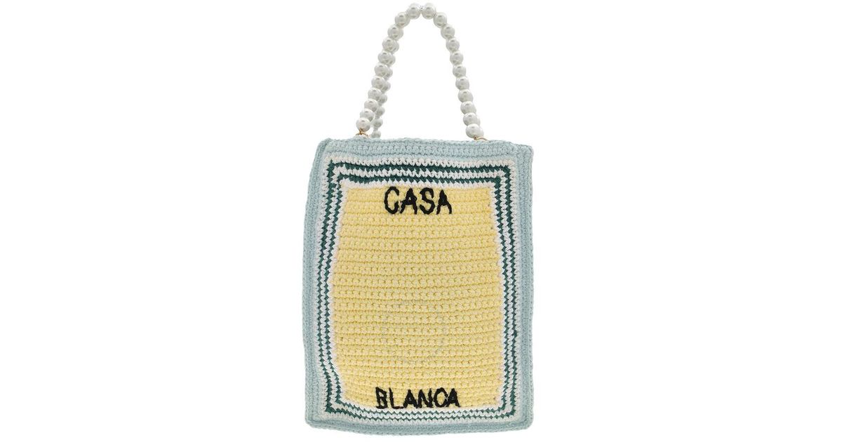 The Mallorca Logo-Detail Woven Tote
