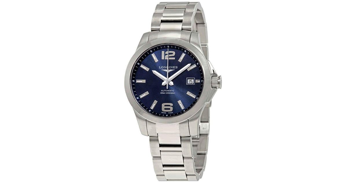 Longines Conquest Automatic Blue Dial 