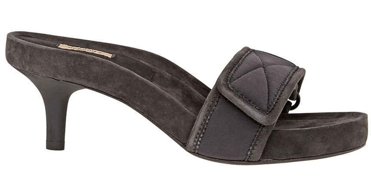 Yeezy Ladies Sandal Graphite 50 Sandal Slide Neoprene in Black - Lyst