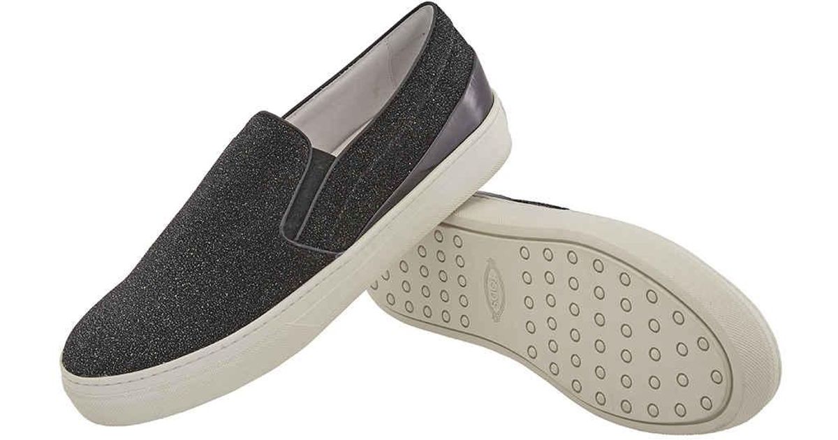 black shiny slip on shoes